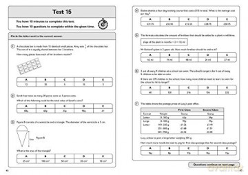 11+ Maths Quick Practice Tests Age 9-10 (Year 5): For the 2025 GL Assessment Tests (Collins 11+ Practice) - Collins 11+ [KSIĄŻKA]