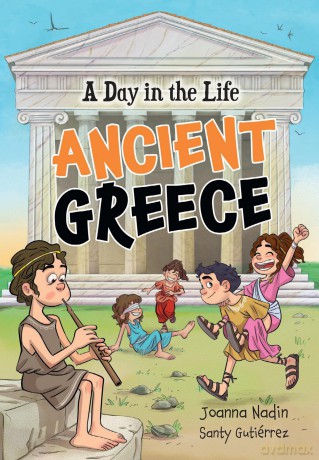 A Day in the Life - Ancient Greece: Fluency 1 (Big Cat for Little Wandle Fluency) - Joanna Nadin [KSIĄŻKA]