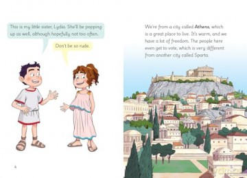 A Day in the Life - Ancient Greece: Fluency 1 (Big Cat for Little Wandle Fluency) - Joanna Nadin [KSIĄŻKA]