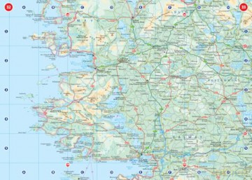 Collins Handy Road Atlas Ireland: Handy map of Ireland using clear and detailed mapping - Collins Maps [KSIĄŻKA]