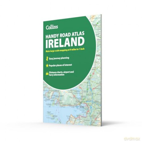 Collins Handy Road Atlas Ireland: Handy map of Ireland using clear and detailed mapping - Collins Maps [KSIĄŻKA]
