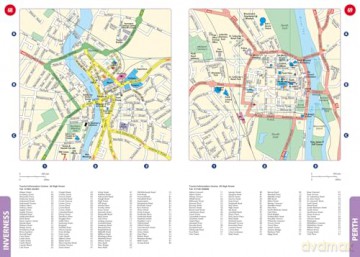 Collins Handy Road Atlas Scotland: Clear and detailed map of Scotland in a handy size - Collins Maps [KSIĄŻKA]