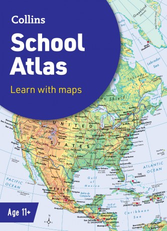 Collins School Atlas: Ideal for learning at school and at home (Collins School Atlases) - Collins Maps [KSIĄŻKA]