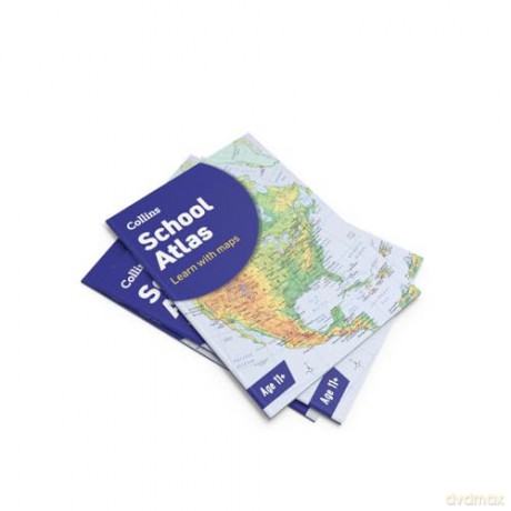 Collins School Atlas: Ideal for learning at school and at home (Collins School Atlases) - Collins Maps [KSIĄŻKA]