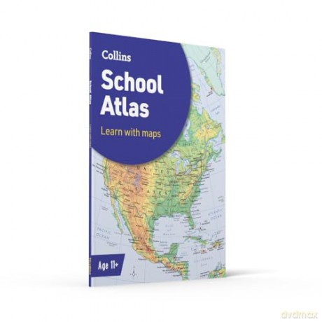 Collins School Atlas: Ideal for learning at school and at home (Collins School Atlases) - Collins Maps [KSIĄŻKA]