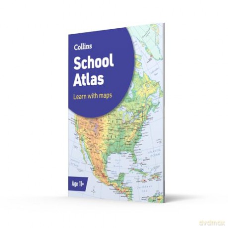 Collins School Atlas: Ideal for learning at school and at home (Collins School Atlases) - Collins Maps [KSIĄŻKA]