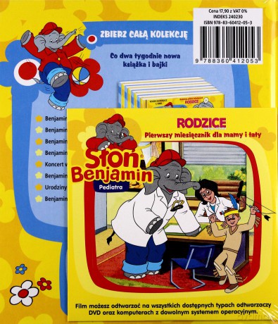 Słoń Benjamin. Tom 1. Słoń Benjamin pediatra + VCD [KSIĄŻKA]
