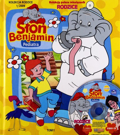 Słoń Benjamin. Tom 1. Słoń Benjamin pediatra + VCD [KSIĄŻKA]