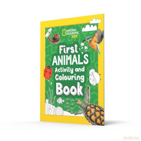 First Animals Activity and Colouring Book (National Geographic Kids) - National Geographic Kids [KSIĄŻKA]