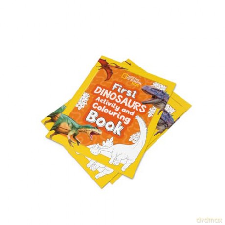 First Dinosaurs Activity and Colouring Book (National Geographic Kids) - National Geographic Kids [KSIĄŻKA]