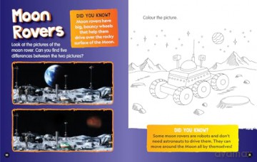 First Space Activity and Colouring Book (National Geographic Kids) - National Geographic Kids [KSIĄŻKA]