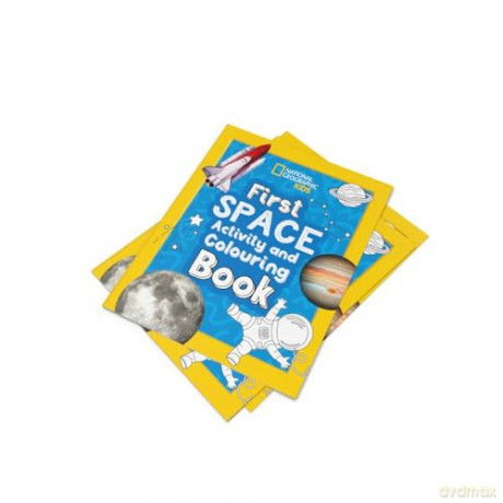 First Space Activity and Colouring Book (National Geographic Kids) - National Geographic Kids [KSIĄŻKA]