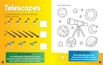 First Space Activity and Colouring Book (National Geographic Kids) - National Geographic Kids [KSIĄŻKA]