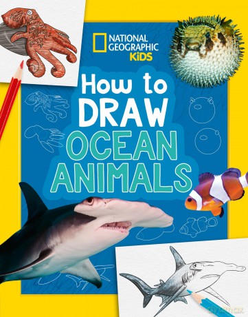 How to Draw Ocean Animals: A step-by-step learn to draw book for kids aged 6+ (National Geographic Kids) - National Geographic Kids [KSIĄŻKA]