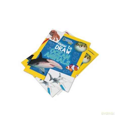 How to Draw Ocean Animals: A step-by-step learn to draw book for kids aged 6+ (National Geographic Kids) - National Geographic Kids [KSIĄŻKA]