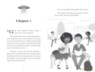 Leon and Asha VS the Aliens: Big Cat Read On - Naomi Jones [KSIĄŻKA]