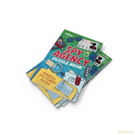 Spy Agency Puzzle Book - The Hidden Hacker: Solve puzzles, crack codes and take on a top secret mission - Collins Kids [KSIĄŻKA]
