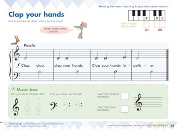 My First Piano Book (Get Set! Piano) - Karen Marshall [KSIĄŻKA]