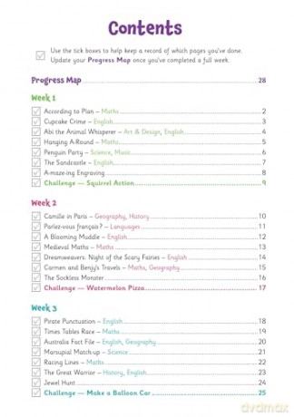 CGP Summer Holidays Activity Workbook - for kids between Year 4 and Year 5 (ages 8-9) (CGP Summer Holiday Workbooks) - CGP Books [KSIĄŻKA]