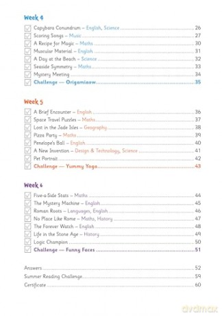CGP Summer Holidays Activity Workbook - for kids between Year 4 and Year 5 (ages 8-9) (CGP Summer Holiday Workbooks) - CGP Books [KSIĄŻKA]