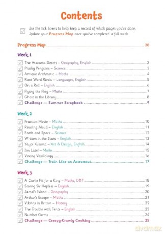 CGP Summer Holidays Activity Workbook - for kids between Year 5 and Year 6 (ages 9-10) (CGP Summer Holiday Workbooks) - CGP Books [KSIĄŻKA]