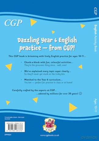 English Activity Book for Ages 10-11 (Year 6) (CGP KS2 Activity Books and Cards) - CGP Books [KSIĄŻKA]