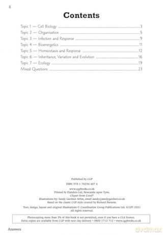 GCSE Biology AQA Answers (for Exam Practice Workbook) - Higher (CGP AQA GCSE Biology) - CGP Books [KSIĄŻKA]