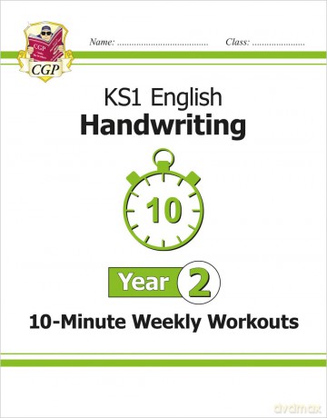 KS1 Year 2 English Handwriting 10-Minute Weekly Workouts (CGP Year 2 English) - CGP Books [KSIĄŻKA]