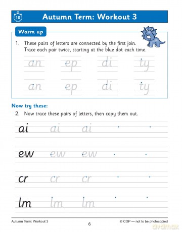KS1 Year 2 English Handwriting 10-Minute Weekly Workouts (CGP Year 2 English) - CGP Books [KSIĄŻKA]