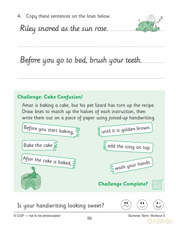 KS2 Year 3 English Handwriting 10-Minute Weekly Workouts (CGP Year 3 English) - CGP Books [KSIĄŻKA]