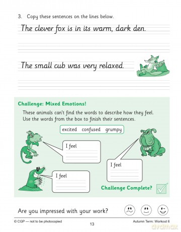 KS2 Year 3 English Handwriting 10-Minute Weekly Workouts (CGP Year 3 English) - CGP Books [KSIĄŻKA]
