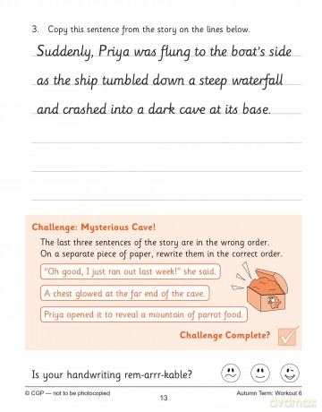 KS2 Year 4 English Handwriting 10-Minute Weekly Workouts (CGP Year 4 English) - CGP Books [KSIĄŻKA]