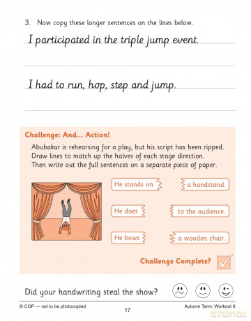 KS2 Year 4 English Handwriting 10-Minute Weekly Workouts (CGP Year 4 English) - CGP Books [KSIĄŻKA]
