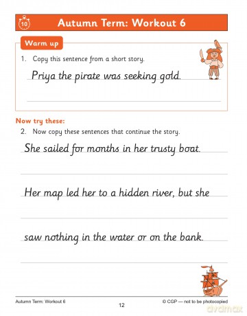 KS2 Year 4 English Handwriting 10-Minute Weekly Workouts (CGP Year 4 English) - CGP Books [KSIĄŻKA]