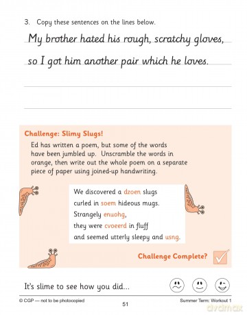 KS2 Year 4 English Handwriting 10-Minute Weekly Workouts (CGP Year 4 English) - CGP Books [KSIĄŻKA]
