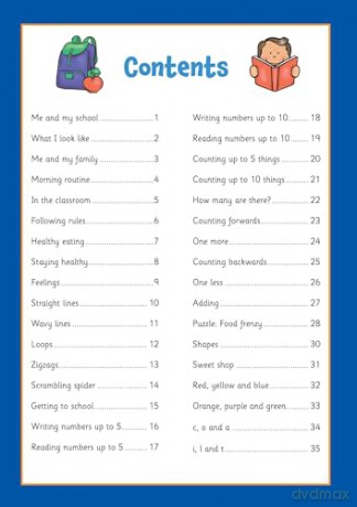 New 10 Minutes a Day Starting School for Ages 4-5 (with over 100 stickers) (CGP Reception Activity Books and Cards) - CGP Books [KSIĄŻKA]