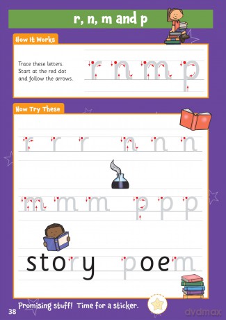 New 10 Minutes a Day Starting School for Ages 4-5 (with over 100 stickers) (CGP Reception Activity Books and Cards) - CGP Books [KSIĄŻKA]