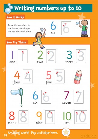 New 10 Minutes a Day Starting School for Ages 4-5 (with over 100 stickers) (CGP Reception Activity Books and Cards) - CGP Books [KSIĄŻKA]