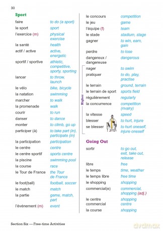 New GCSE French AQA Vocabulary Book (for exams from 2026) (CGP AQA GCSE French) - CGP Books [KSIĄŻKA]