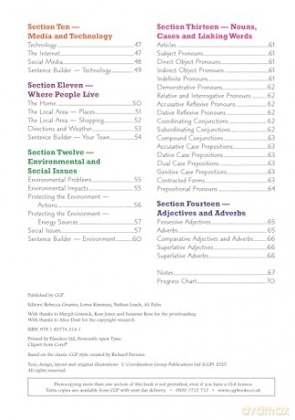 New GCSE German AQA Vocabulary Book (for exams from 2026) (CGP AQA GCSE German) - CGP Books [KSIĄŻKA]