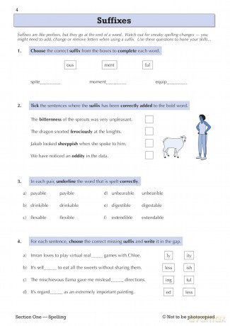 New KS3 Year 7 Spelling, Punctuation and Grammar Targeted Workbook (with answers) - CGP Books [KSIĄŻKA]