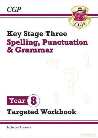 New KS3 Year 8 Spelling, Punctuation and Grammar Targeted Workbook (with answers) - CGP Books [KSIĄŻKA]