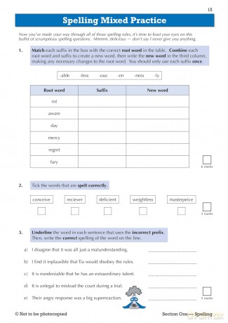 New KS3 Year 8 Spelling, Punctuation and Grammar Targeted Workbook (with answers) - CGP Books [KSIĄŻKA]