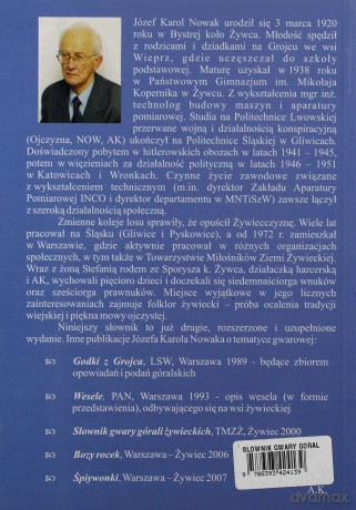 Słownik gwary górali żywieckich - Józef Karol Nowak [KSIĄŻKA]
