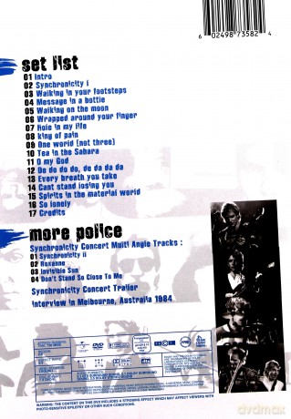 The Police: Synchronicity Concert [DVD]