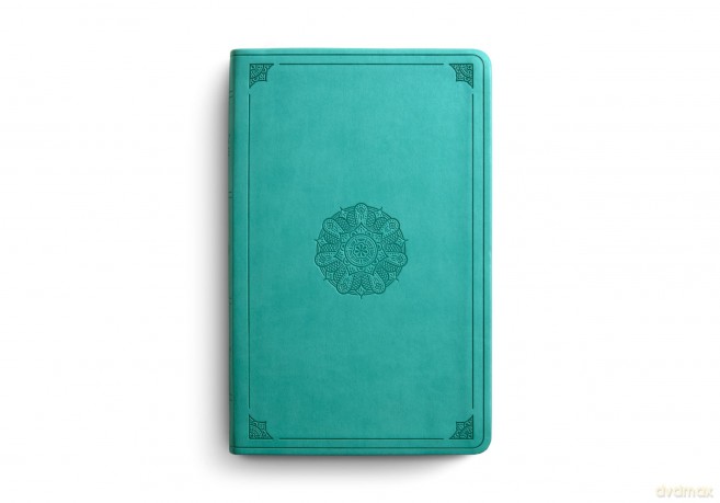 ESV Large Print Value Thinline Bible (TruTone, Turquoise, Emblem Design): English Standard Version, Turquoise, Emblem, TruTone, Value Thinline Bible - ESV Bibles [KSIĄŻKA]