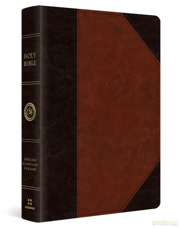 ESV Large Print Wide Margin Bible (TruTone, Brown/Cordovan, Portfolio Design): English Standard Version, Wide Margin Bible, Trutone, Brown/ Cordovan, Portfolio Design - ESV [KSIĄŻKA]