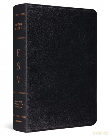 ESV Study Bible (Genuine Leather, Black, Indexed): English Standard Version, Black, Genuine Leather - ESV [KSIĄŻKA]