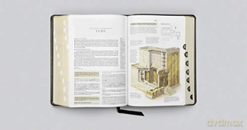 ESV Study Bible (Genuine Leather, Black, Indexed): English Standard Version, Black, Genuine Leather - ESV [KSIĄŻKA]
