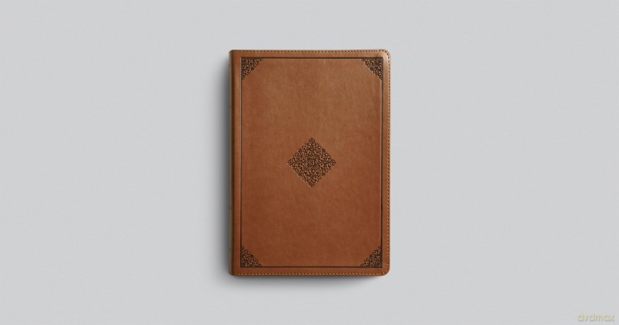ESV Study Bible (TruTone, English Saddle, Ornament Design): English Standard Version, Trutone, English Saddle, Ornament Design Study Bible With Ribbon Marker - ESV [KSIĄŻKA]